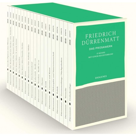 Das Prosawerk in 19 Bänden in Kassette Friedrich Durrenmatt