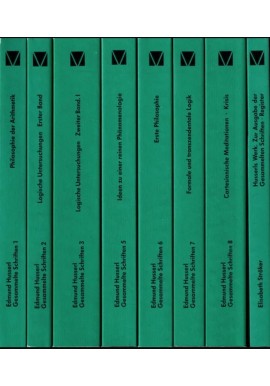 Gesammelte Schriften 1-8 und Register Edmund Husserl