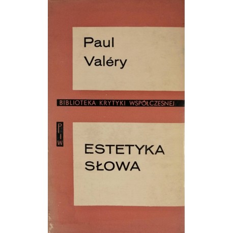 Estetyka słowa Paul Valery