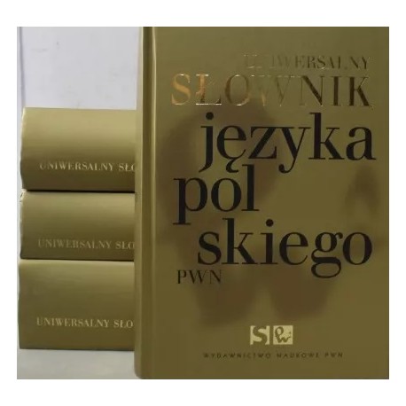 Uniwersalny słownik języka polskiego Prof. Stanisław Dubisz (red.) (kpl - 4 tomy)