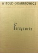 Ferdydurke Witold Gombrowicz