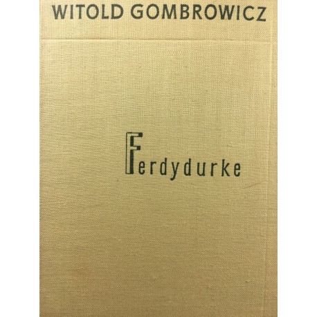 Ferdydurke Witold Gombrowicz