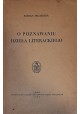 INGARDEN Roman - O Poznawaniu Dzieła Literackiego 1937