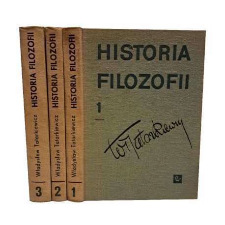 Historia filozofii Władysław Tatarkiewicz (kpl - 3 tomy)
