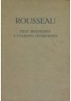 Trzy rozprawy z filozofii społecznej Rousseau