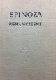 Pisma wczesne Spinoza