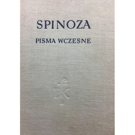 Pisma wczesne Spinoza