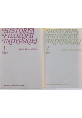Historia filozofii Indyjskiej tom 1-2 kpl Erich Frauwallner