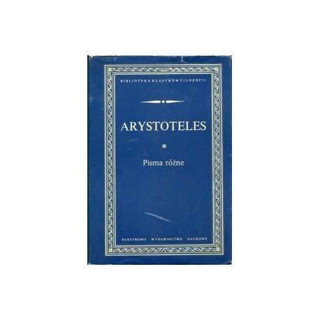 Pisma różne Arystoteles