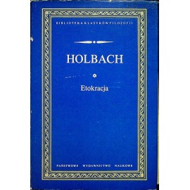 Etokracja Paul Tiry Holbach