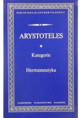Kategorie Hermeneutyka Arystoteles