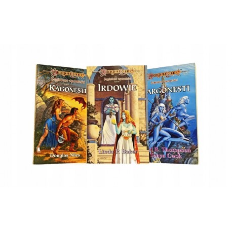 DragonLance Saga Zaginione opowieści (3 tomy) Douglas Niles, Linda P. Baker, Paul B. Thompson, Tonya Cook