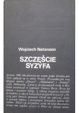 Szczęście Syzyfa Wojciech Natanson