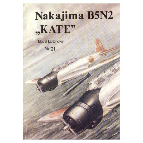 Model kartonowy nr 21 Nakajima B5N2 "KATE" Janusz Oleś