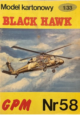 Model kartonowy nr 58 Black Hawk GPM