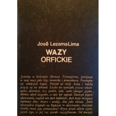 Wazy orfickie Jose Lezama Lima