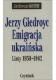 Emigracja ukraińska Listy 1950-1982 Jerzy Giedroyc