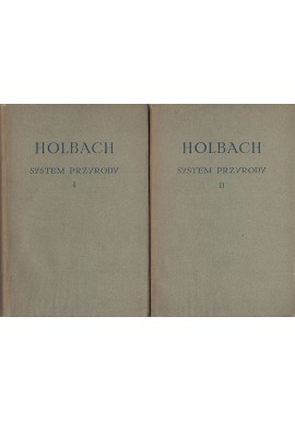 System przyrody Paul-Henri Holbach (kpl - 2 tomy)