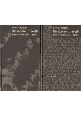 Der Auschwitz-Prozess: Eine Dokumentation Band 1-2 Hermann Langbein