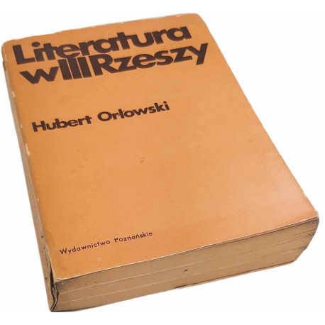 Literatura w III Rzeszy Hubert Orłowski