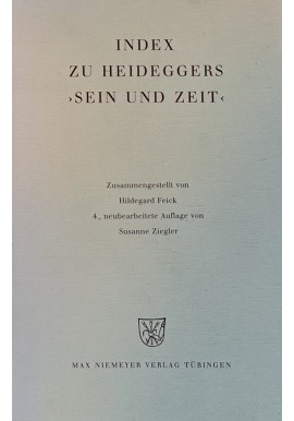 Index zu Heideggers Sein und Zeit