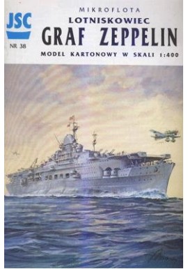 Model kartonowy JSC nr 38 Lotniskowiec Graf Zeppelin