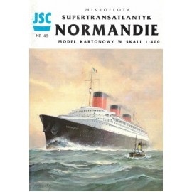 Model kartonowy JSC nr 48 Supertransatlantyk Normandie