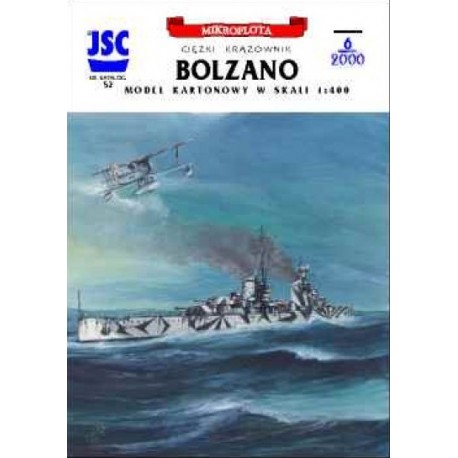 Model kartonowy JSC nr 52 Ciężki krążownik Bolzano