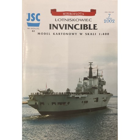 Model kartonowy JSC nr 61 Lotniskowiec Invincible