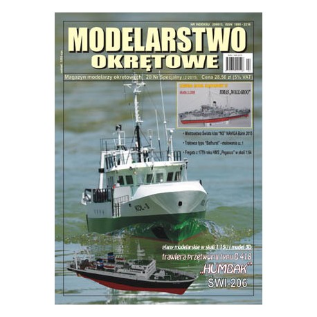 Modelarstwo Okrętowe 20 Nr specjalny 2/2015 HUMBAK ŚWI-206 trawler przetwórnia typu B-418