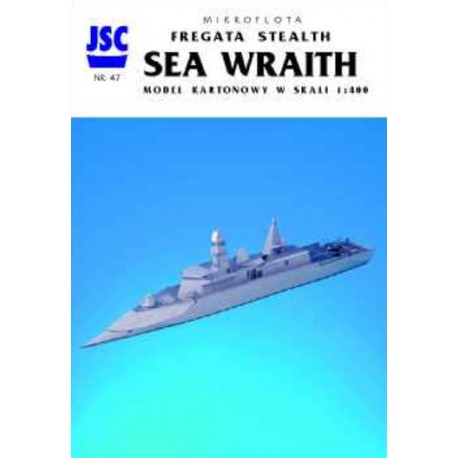 Model kartonowy JSC nr 47 Fregata Stealth Sea Wraith