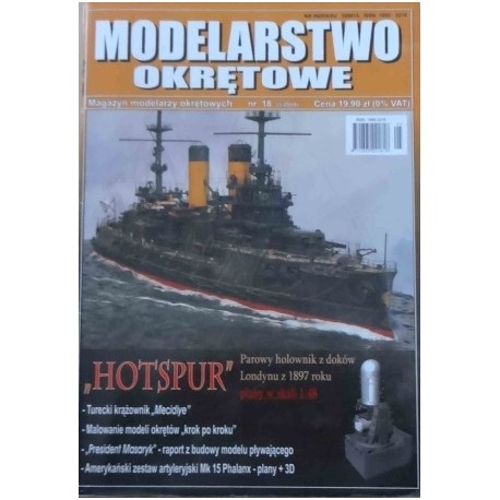 Modelarstwo Okrętowe nr 18 (5/2008) "HOTSPUR" Parowy holownik z doków Londynu z 1897 roku
