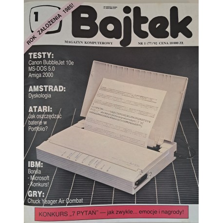 BAJTEK Magazyn komputerowy Rok 1992 nr 77-86 [KOMPLET]