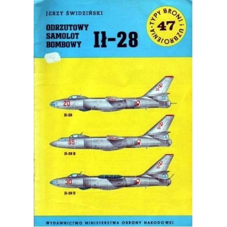 Odrzutowy samolot bombowy IŁ-28 Jerzy Świdziński