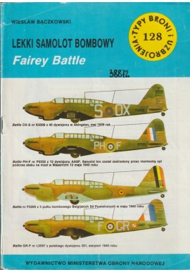 Lekki samolot bombowy Fairey Battle Wiesław Bączkowski