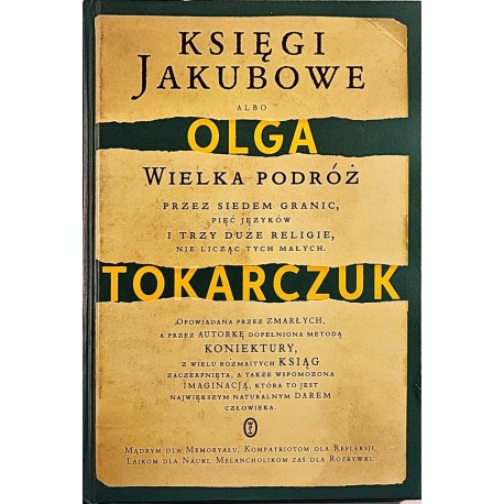 Księgi Jakubowe Olga Tokarczuk