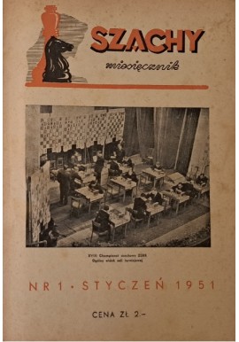SZACHY miesięcznik Rok IV 1949 nr 1-12 kompletny rocznik [czasopismo]