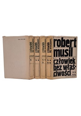 MUSLI Robert - Człowiek bez właściwości 4 tomy [I polskie wyd.] 1971