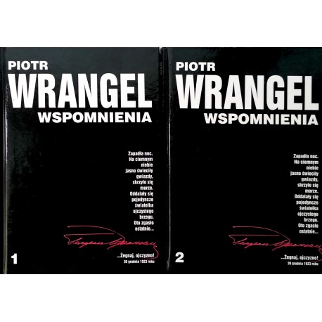 Wspomnienia Piotr Wrangel (kpl - 2 tomy)