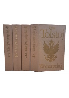 Wojna i pokój Lew Tołstoj (kpl. - 4 tomy) Seria Biblioteka Klasyki Polskiej i Obcej