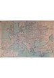 MAPA głównych miejsc leczniczych w Europie Карта главнейших лечебных мест Европы ROSJA [1890]