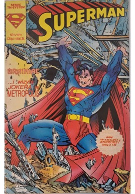 Superman 5/1991 Brainiac i wizyta Jokera w Metropolis