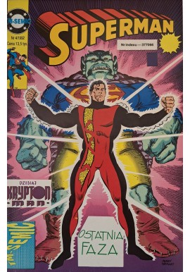 Superman 4/1992 Dzisiaj Krypton man Ostatnia Faza
