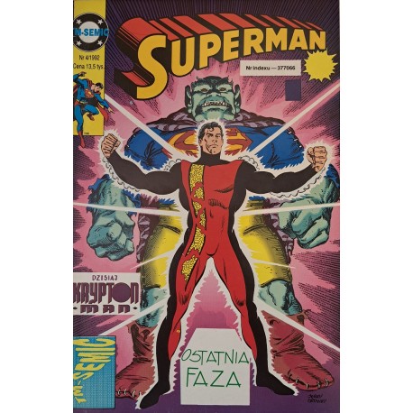 Superman 4/1992 Dzisiaj Krypton man Ostatnia Faza