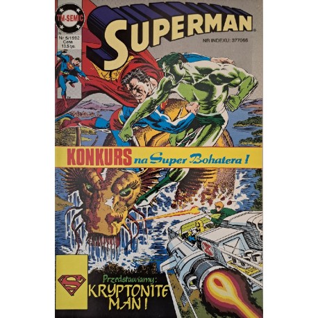 Superman 5/1992 Przedstawiamy Kryptonite Man!