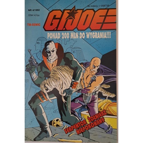 G.I. Joe 4/1992 Serpentor Żołnierz Niepokonany