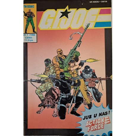 G.I. Joe 1/1992 Już u nas! Action Force