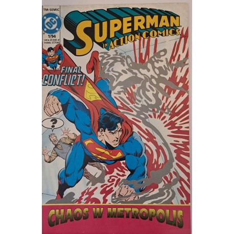 Superman 1/94 Chaos w Metropolis