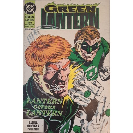 Green Lantern 4/93 Lantern versus Lantern