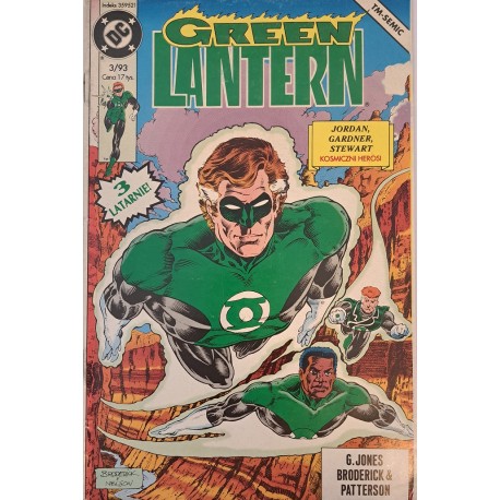 Green Lantern 3/93 Jordan, Gardner, Stewart Kosmiczni Herosi